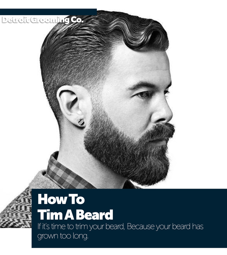 How To Trim A Beard
