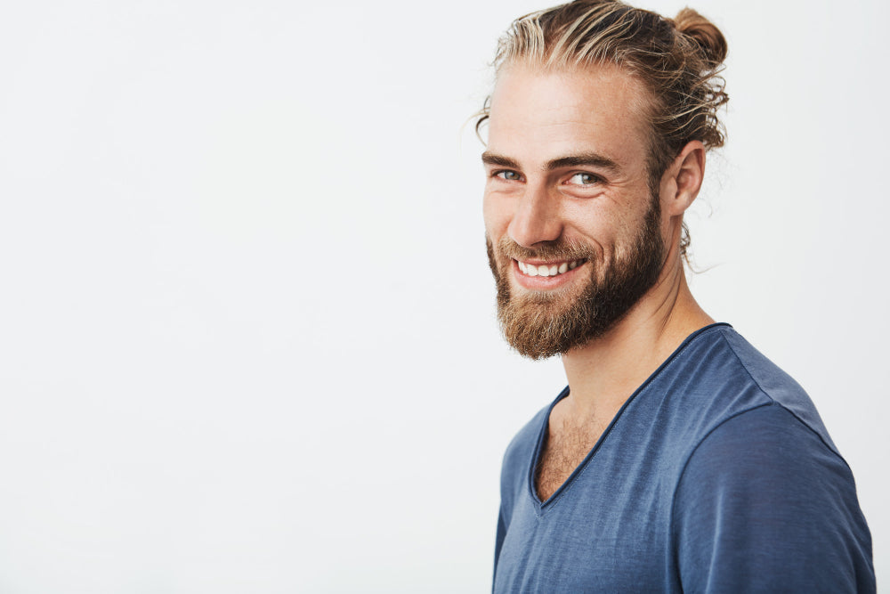 white man having a healthy and amazing beard
