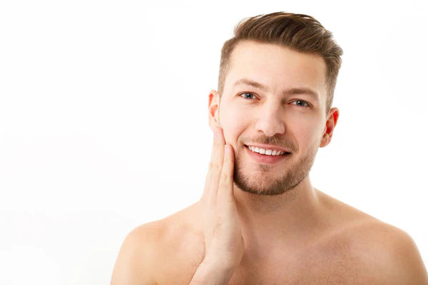 man with itchy beard because of beard dandruff