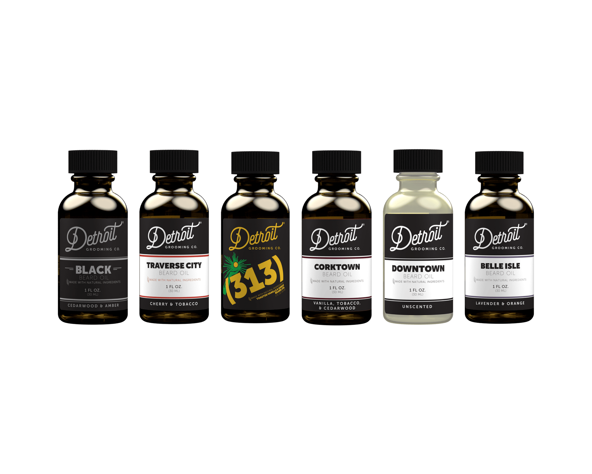 Detroit Grooming Co. 6-Pack Vikings Kit Vikings Kit (6-Pack) - Assorted Beard Oil Combo