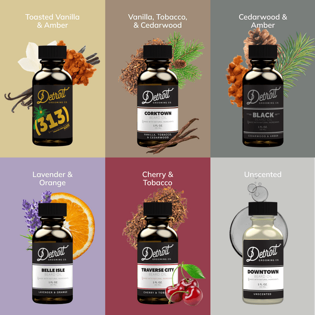 Detroit Grooming Co. 6-Pack Vikings Kit Vikings Kit (6-Pack) - Assorted Beard Oil Combo
